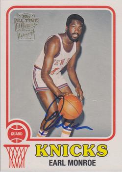 2005-06 Topps 1952 Style - All-Time Fan Favorites Autographs #FFA-EM Earl Monroe Front