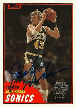 2005-06 Topps 1952 Style - All-Time Fan Favorites Autographs #FFA-JSI Jack Sikma Front