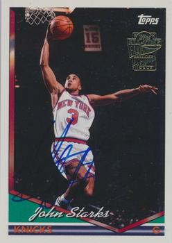 2005-06 Topps 1952 Style - All-Time Fan Favorites Autographs #FFA-JST John Starks Front