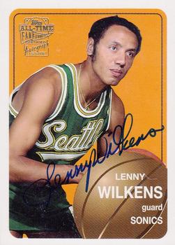 2005-06 Topps 1952 Style - All-Time Fan Favorites Autographs #FFA-LWI Lenny Wilkens Front