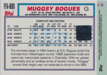 2005-06 Topps 1952 Style - All-Time Fan Favorites Autographs #FFA-MBO Muggsy Bogues Back
