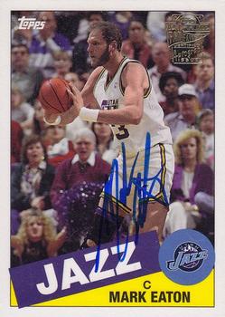 2005-06 Topps 1952 Style - All-Time Fan Favorites Autographs #FFA-MEA Mark Eaton Front