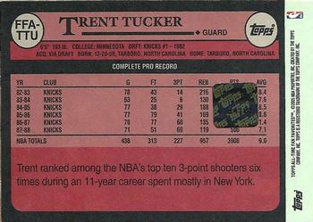 2005-06 Topps 1952 Style - All-Time Fan Favorites Autographs #FFA-TTU Trent Tucker Back