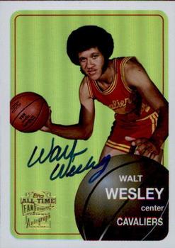 2005-06 Topps 1952 Style - All-Time Fan Favorites Autographs #FFA-WW Walt Wesley Front