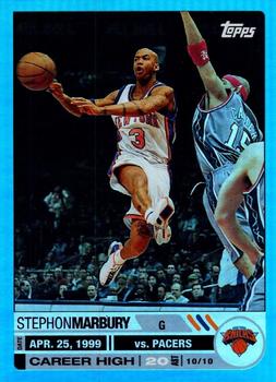 2005-06 Topps Big Game - Blue #49 Stephon Marbury Front