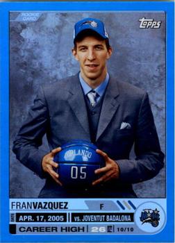 2005-06 Topps Big Game - Blue #132 Fran Vazquez Front