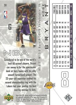2001-02 SPx #38 Kobe Bryant Back