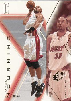 2001-02 SPx #45 Alonzo Mourning Front