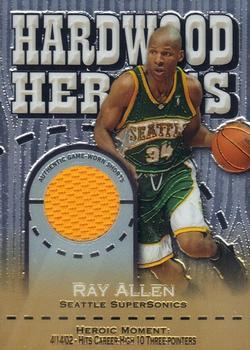 2005-06 Topps Chrome - Hardwood Heroics #HH-RA Ray Allen Front