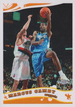 2005-06 Topps Chrome - Refractors #50 Marcus Camby Front