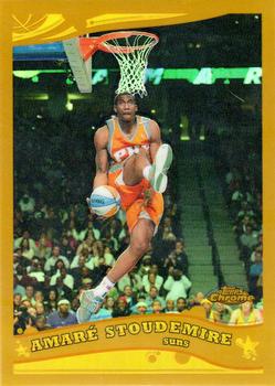 2005-06 Topps Chrome - Refractors Gold #34 Amare Stoudemire Front