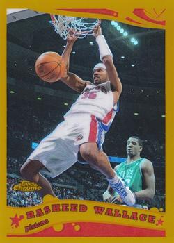 2005-06 Topps Chrome - Refractors Gold #75 Rasheed Wallace Front