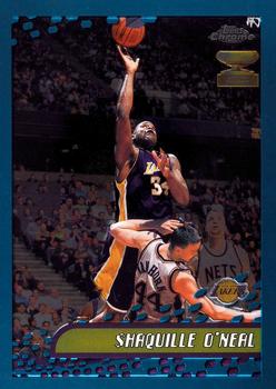 2001-02 Topps Chrome #1 Shaquille O'Neal Front