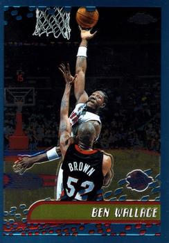 2001-02 Topps Chrome #73 Ben Wallace Front