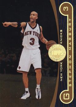 2005-06 Topps First Row - Gold Rainbow #94 Stephon Marbury Front