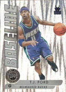 2005-06 Topps First Row - Baseline (99) #BL12 T.J. Ford Front