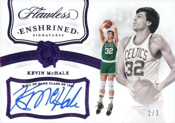 2020-21 Panini Flawless - 2019-20 Flawless Basketball - Enshrined Signatures Amethyst #ES-KMH Kevin McHale Front