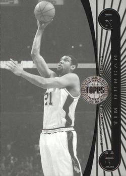 2005-06 Topps First Row - Black and White #64 Tim Duncan Front