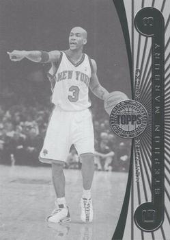 2005-06 Topps First Row - Black and White #94 Stephon Marbury Front