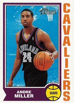 2001-02 Topps Heritage #15 Andre Miller Front
