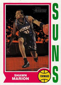 2001-02 Topps Heritage #33 Shawn Marion Front