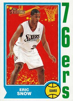 2001-02 Topps Heritage #76 Eric Snow Front