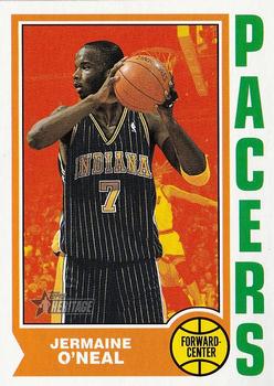 2001-02 Topps Heritage #111 Jermaine O'Neal Front
