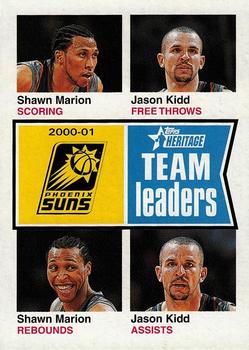 2001-02 Topps Heritage #224 Shawn Marion / Jason Kidd Front
