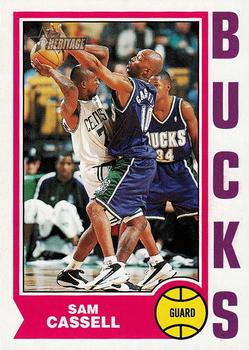 2001-02 Topps Heritage #235 Sam Cassell Front