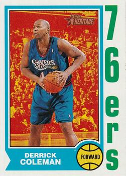 2001-02 Topps Heritage #241 Derrick Coleman Front