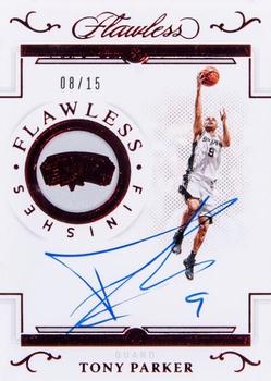 2020-21 Panini Flawless - Flawless Finishes Ruby #FIN-PAR Tony Parker Front
