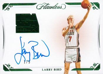 2020-21 Panini Flawless - USA Basketball Emerald #USA-BIR Larry Bird Front