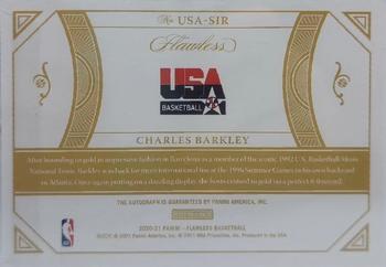 2020-21 Panini Flawless - USA Basketball Ruby #USA-SIR Charles Barkley Back