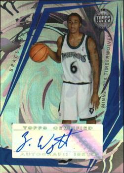 2005-06 Topps First Row - Signature Dunk #SDU-BW Bracey Wright Front