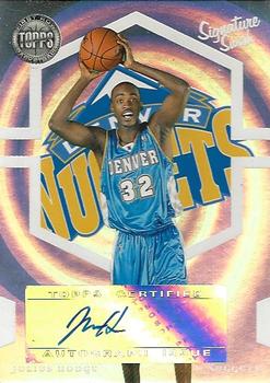 2005-06 Topps First Row - Signature Swish #SS-JH Julius Hodge Front