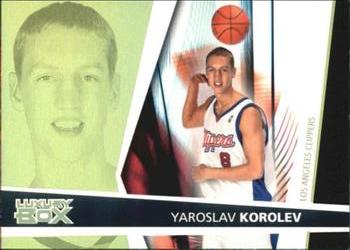 2005-06 Topps Luxury Box - Main Reserved #135 Yaroslav Korolev Front