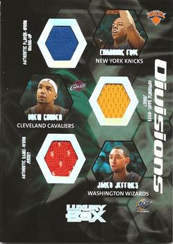 2005-06 Topps Luxury Box - Divisions 6 Relics #DVR-15 Channing Frye / Drew Gooden / Jared Jeffries / Theo Ratliff / Kwame Brown / Brandon Bass Front