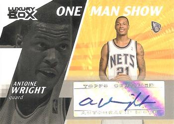 2005-06 Topps Luxury Box - One Man Show Autographs Courtside #OMSA-AW Antoine Wright Front