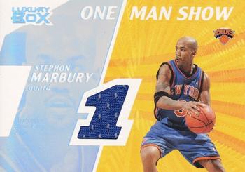 2005-06 Topps Luxury Box - One Man Show Relics #OMSR-SM Stephon Marbury Front