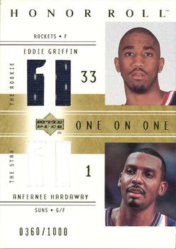 2001-02 Upper Deck Honor Roll #126 Eddie Griffin / Anfernee Hardaway Front