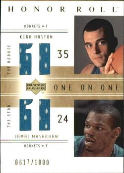 2001-02 Upper Deck Honor Roll #127 Kirk Haston / Jamal Mashburn Front