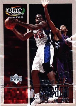 2001-02 UD PlayMakers Limited #36 Elton Brand Front