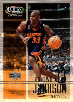 2001-02 UD PlayMakers Limited #26 Antawn Jamison Front