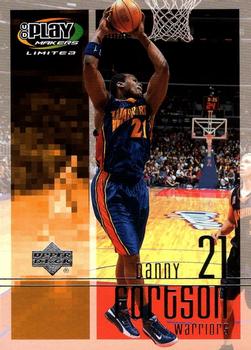 2001-02 UD PlayMakers Limited #28 Danny Fortson Front