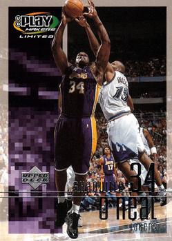 2001-02 UD PlayMakers Limited #40 Shaquille O'Neal Front