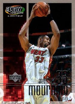 2001-02 UD PlayMakers Limited #48 Alonzo Mourning Front