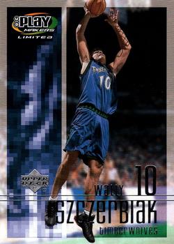 2001-02 UD PlayMakers Limited #57 Wally Szczerbiak Front