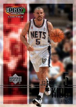 2001-02 UD PlayMakers Limited #60 Jason Kidd Front