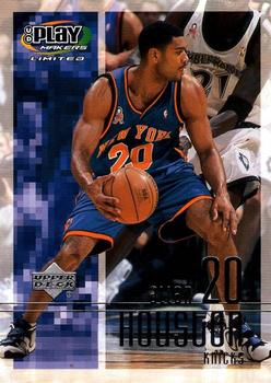 2001-02 UD PlayMakers Limited #62 Allan Houston Front