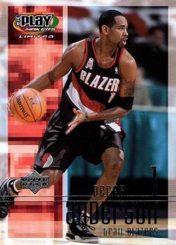 2001-02 UD PlayMakers Limited #78 Derek Anderson Front
